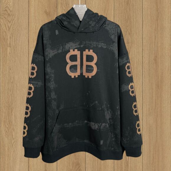 Classic Balenciaga Hoodie Black - Picture 1 of 4